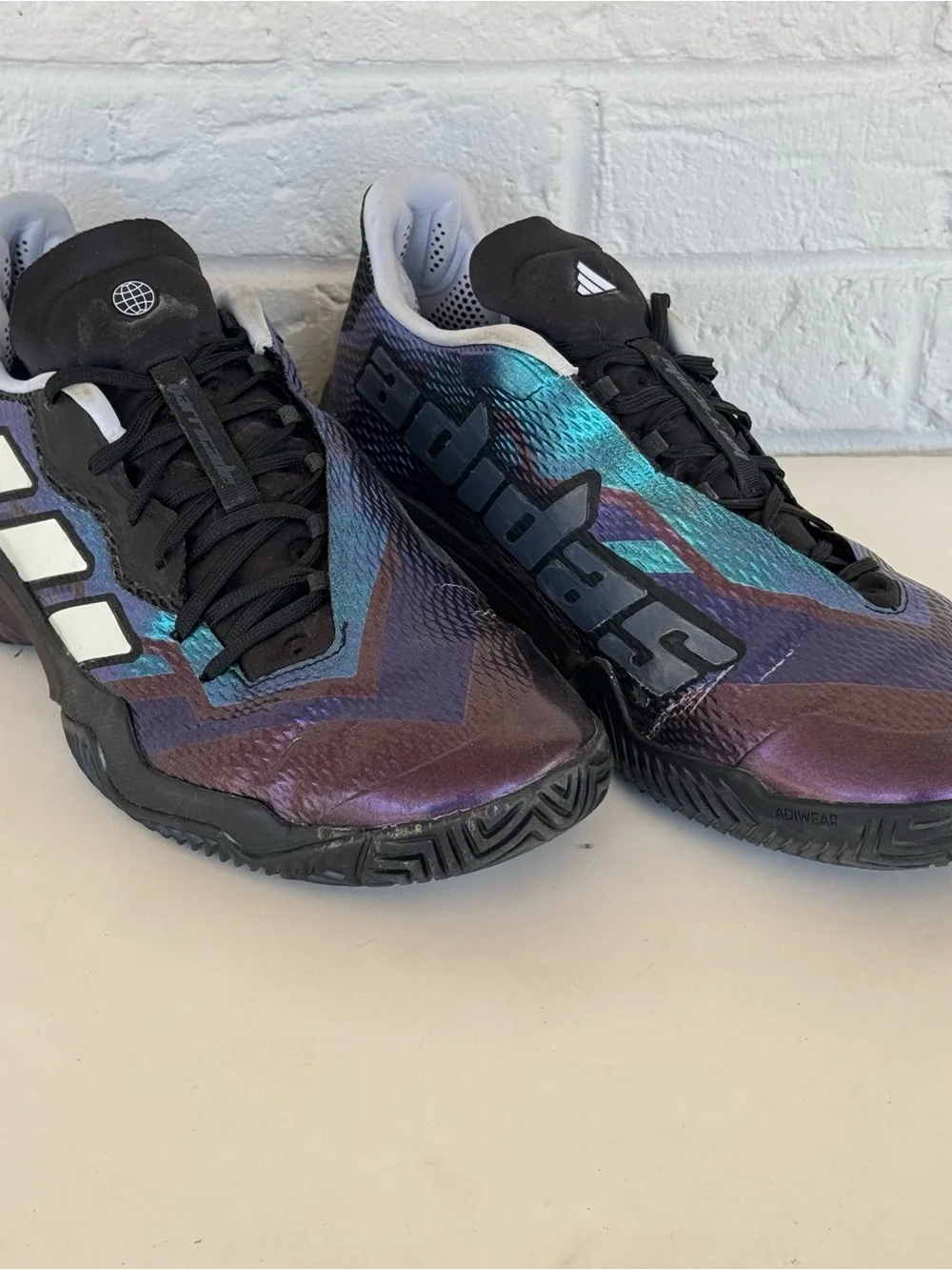 Galaxy Adidas Barricade Athletic Shoes Men's 10.5